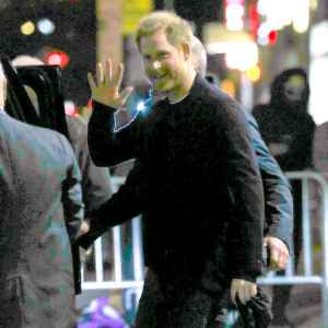 Prince Harry Is All Smiles While Leaving The Late Show With Stephen Colbert Taping