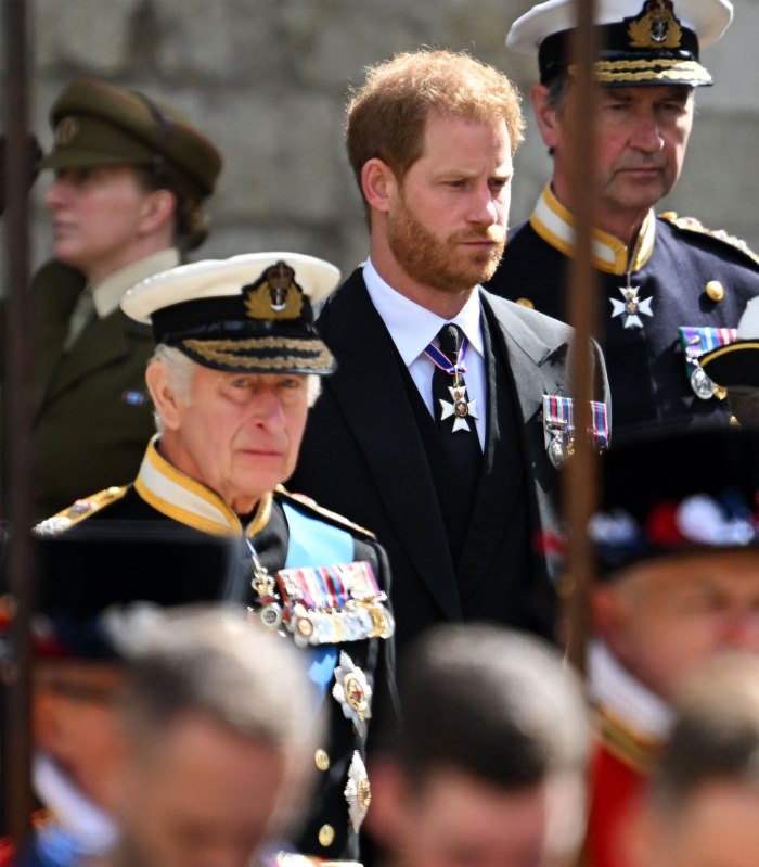 Prince Harry Reveals How King Charles III Told Him That His Mother Princess Diana Had Died- He ‘Didn’t Hug Me’ - 809 The State Funeral of Her Majesty The Queen, Service, Westminster Abbey, London, UK - 19 Sep 2022