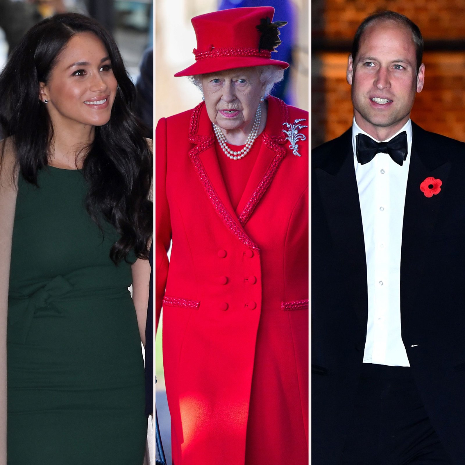 Prince Harry Reveals How Meghan Markle Met the Royal Family: Queen Elizabeth II, Prince William and More green dress