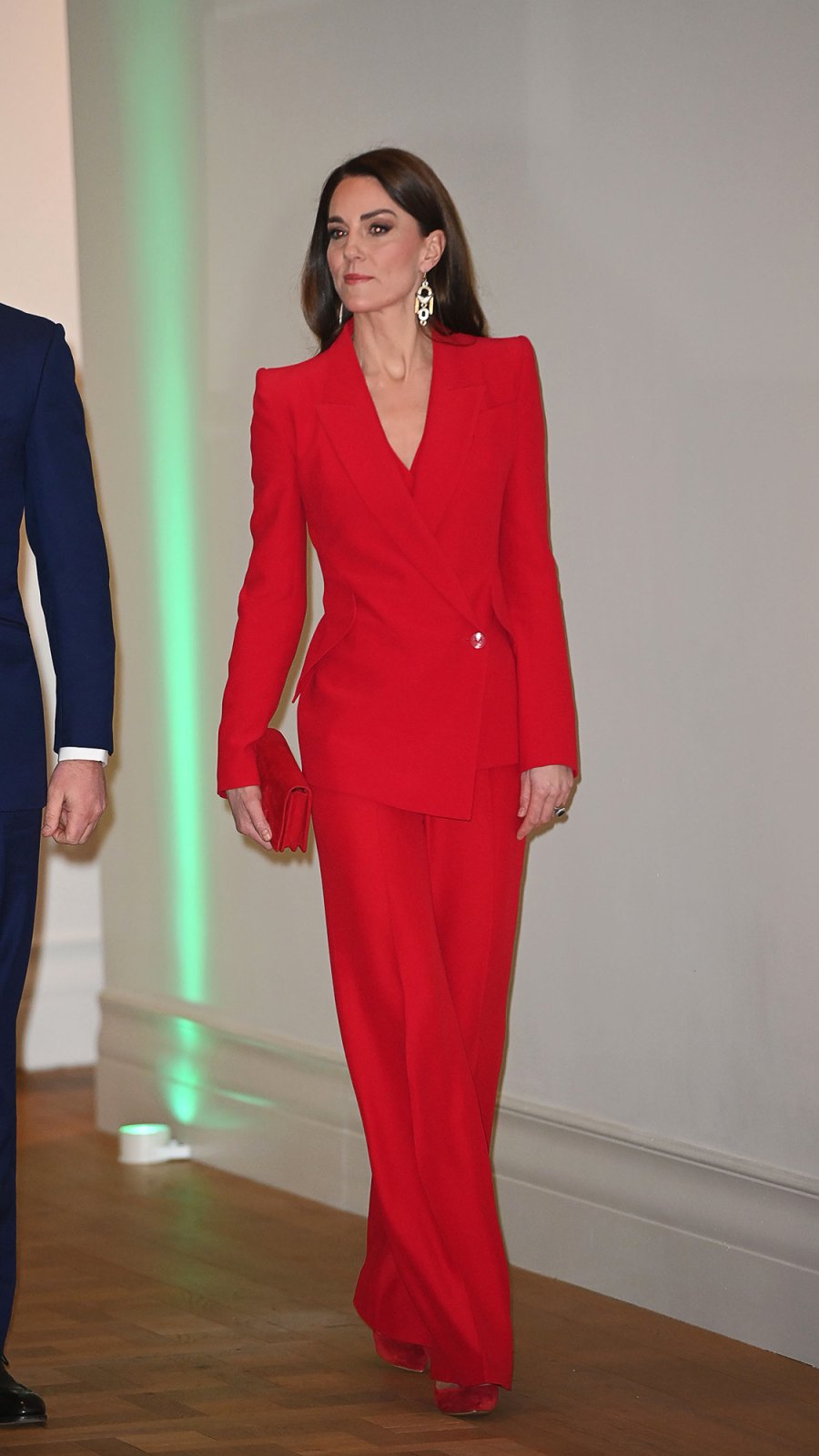 Princess Kate Leaves an Impression With Stunning Red Pantsuit at BAFTA Event Ahead of Early Years Campaign Launch - Shaping Us Campaign