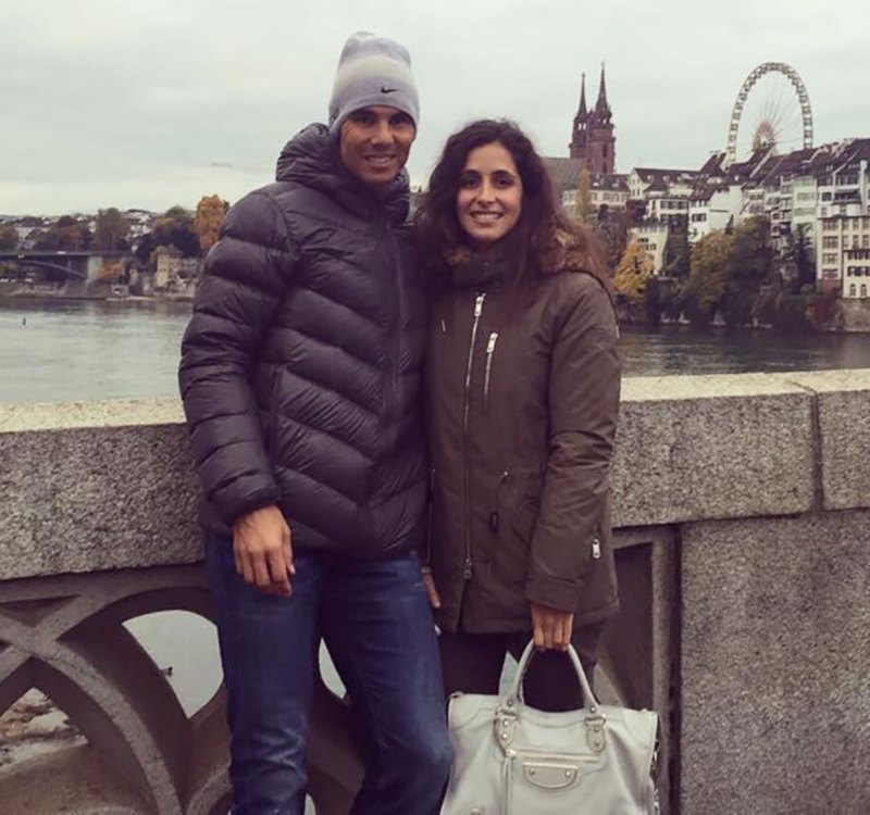 Rafael Nadal and Mery Francisca Perello’s Relationship Timeline white shirts