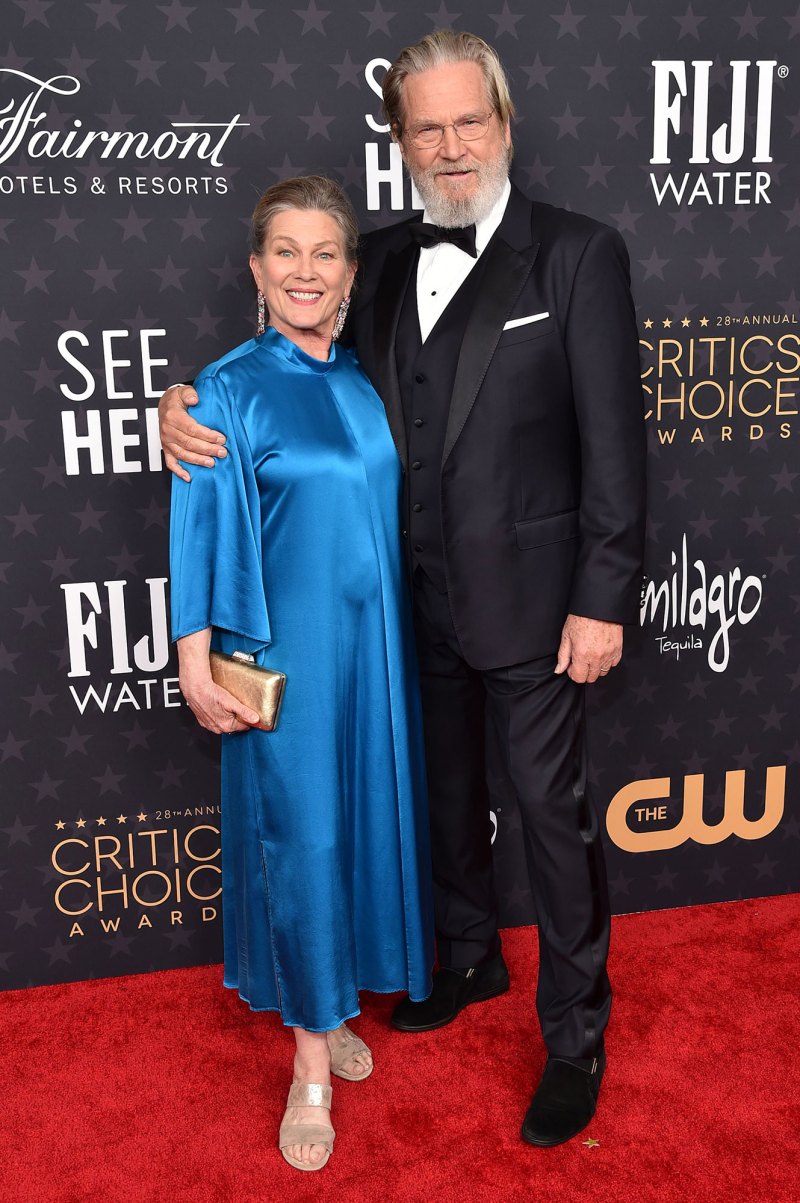 Jeff Bridges Has All About His Battle With Lymphoma Critics' Choice Awards 2023 Red Carpet Susan Bridges