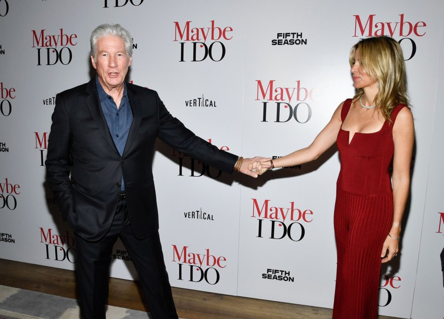 Richard Gere and Wife Alejandra Silva Make Rare Red Carpet Appearance at 'Maybe I Do' Screening