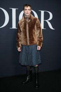 Robert Pattinson Wears Skirt to Dior Show