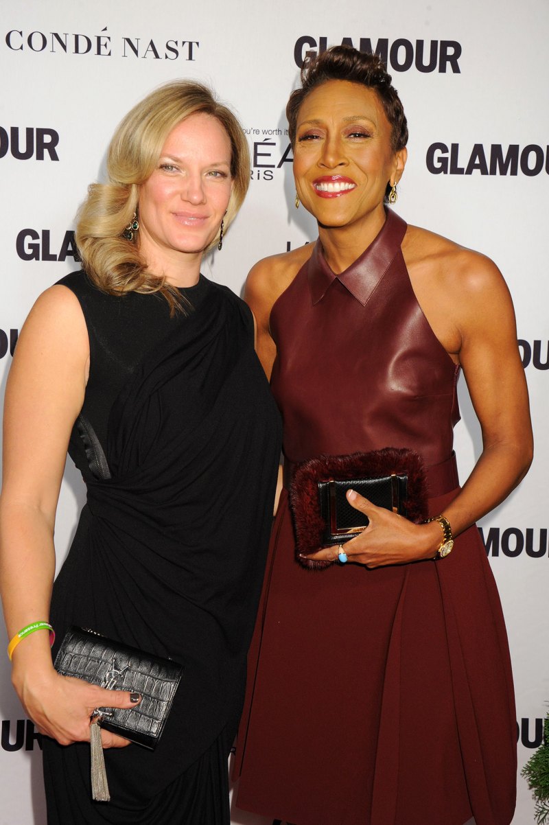 Robin Roberts, Amber Laign İlişki Zaman Çizelgesi - 657 Yılın Glamour Kadınları Ödülleri, New York, Amerika - 10 Kasım 2014