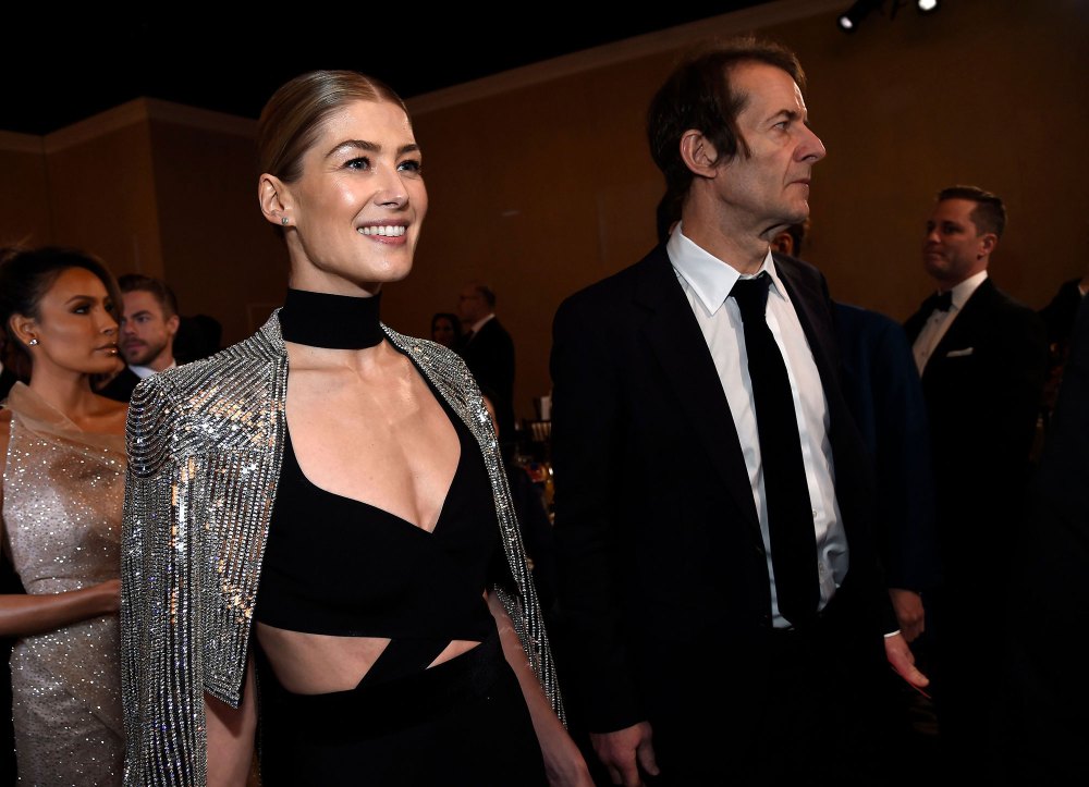 Rosamund Pike Welcomes Second Child Another Son With Boyfriend Robie Uniacke