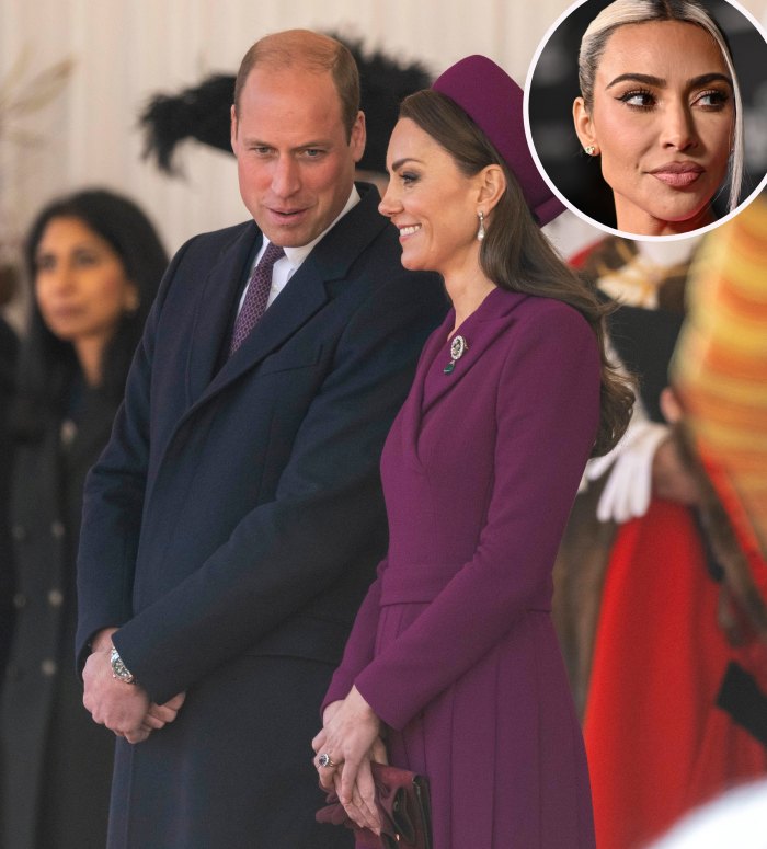 Royal Family 'Probably' Laughed at Kim Kardashian Buying Princess Diana's Necklace, Expert Claims purple dress