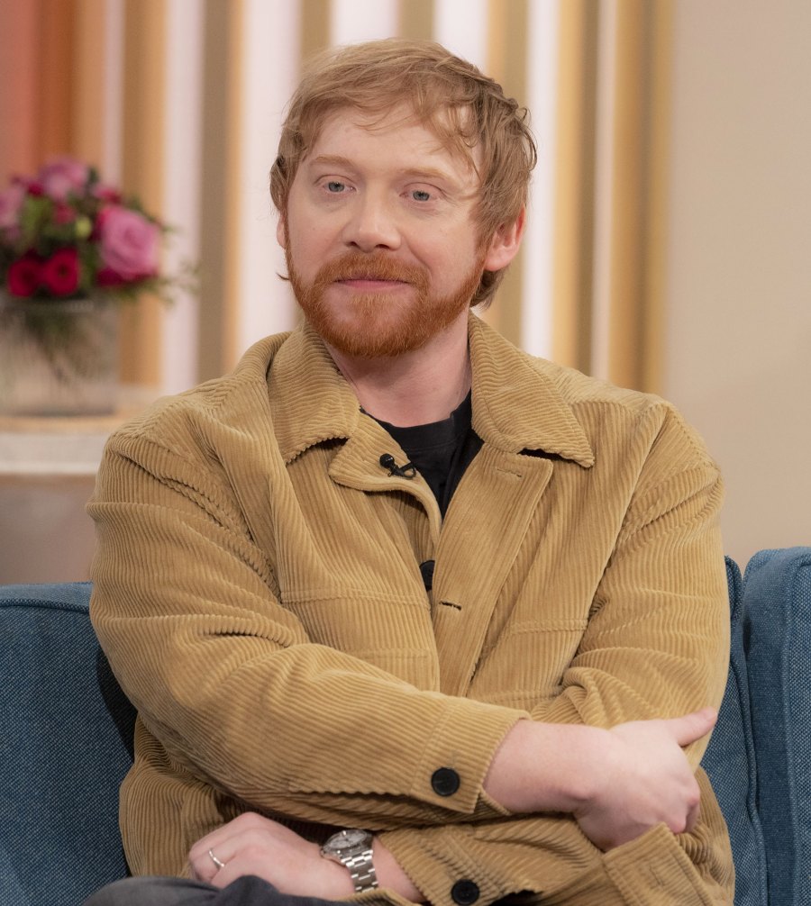Rupert Grint's Sweetest Fatherhood Quotes About Raising Daughter Wednesday With Partner Georgia Groome corduroy jacket