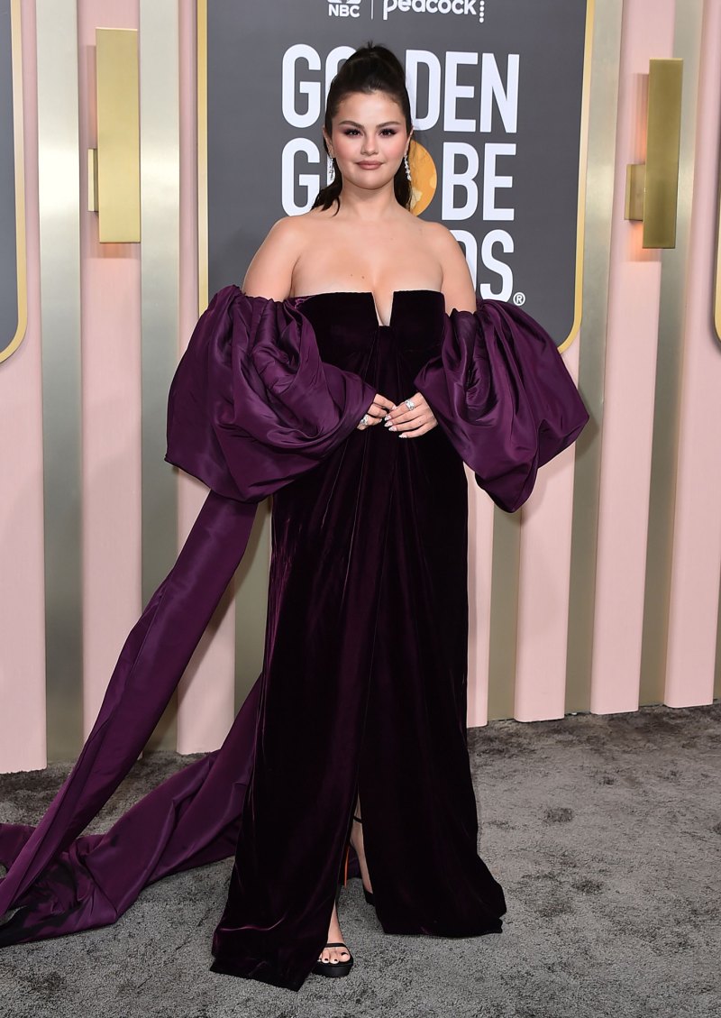 Selena Gomez Is All Smiles at the 2023 Golden Globes, Brings Little Sister Gracie