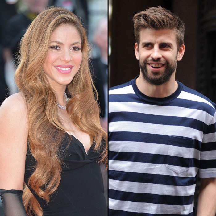 Shakira Shares Cryptic Message After Ex Gerard Pique Goes Public With Clara Chia: ‘Women Don’t Cry Anymore’ striped shirt