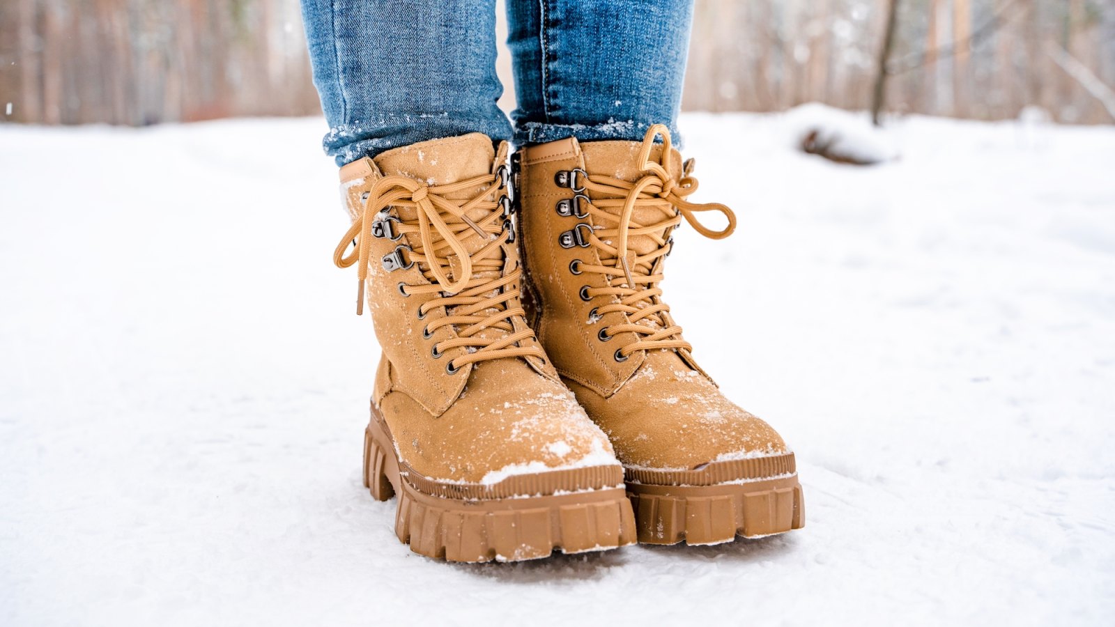 Snow-Winter-Boots-Stock-Photo