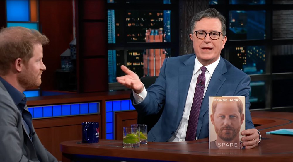 Stephen Colbert Is Left Stunned as Prince Harry Shares Update on Frostbitten 'Todger'