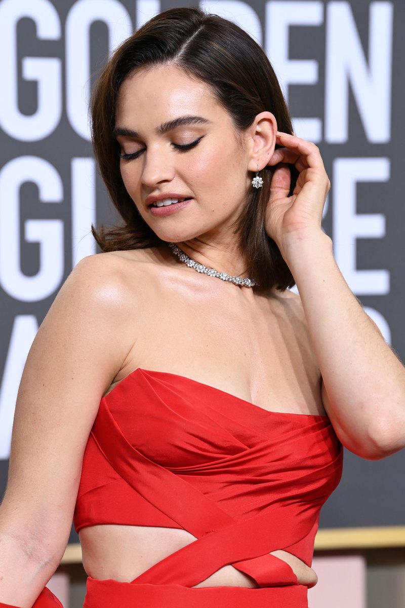 The Best Beauty Looks at the 2023 Golden Globes Lily James