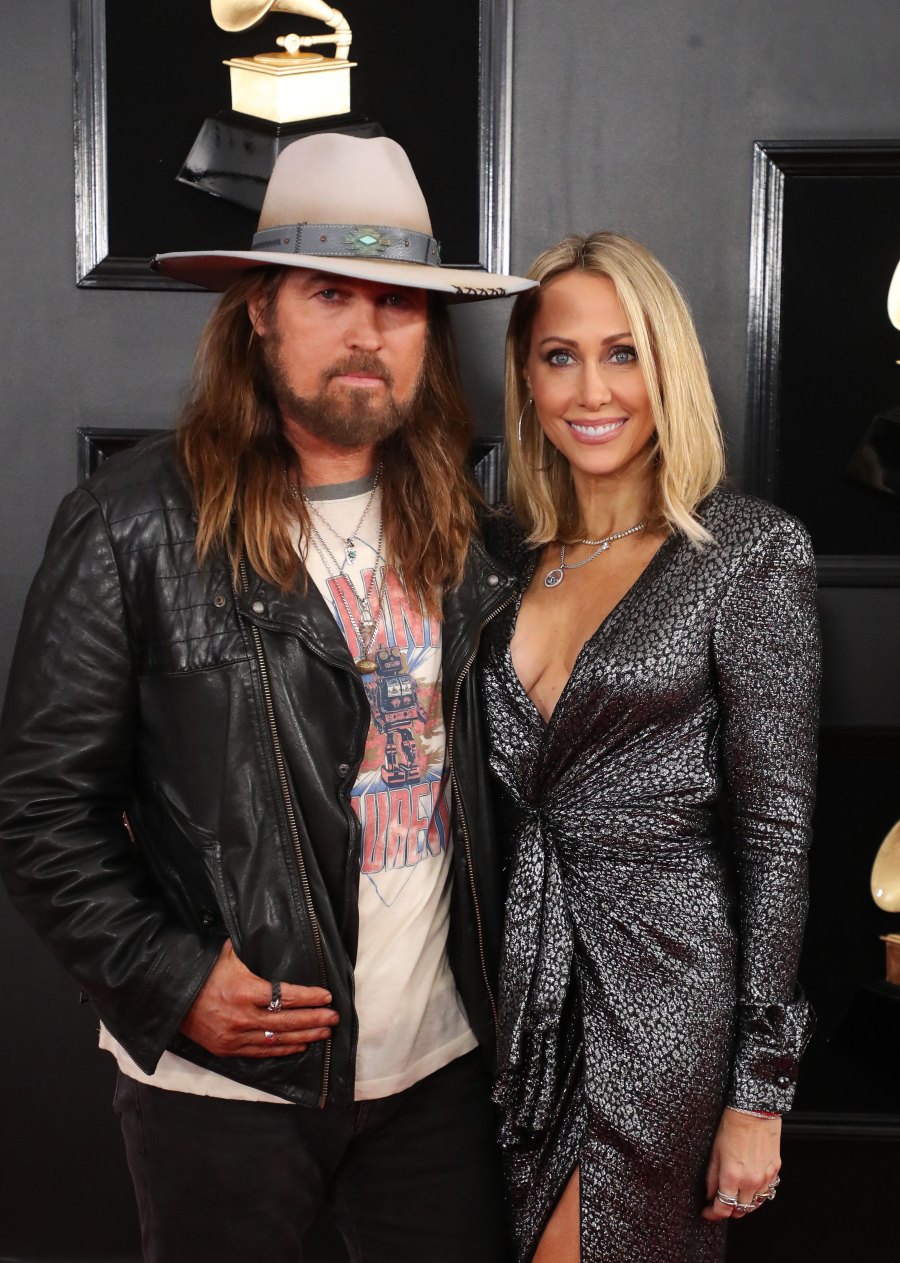 Tish Cyrus and Dominic Purcell's Relationship Timeline - 618 61st Annual Grammy Awards, Arrivals, Los Angeles, USA - 10 Feb 2019