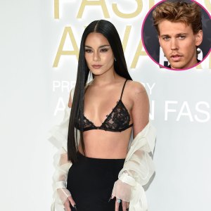 Vanessa Hudgens Weighs In on Ex-Boyfriend Austin Butler's Lasting Commitment to His 'Elvis' Voice black bra
