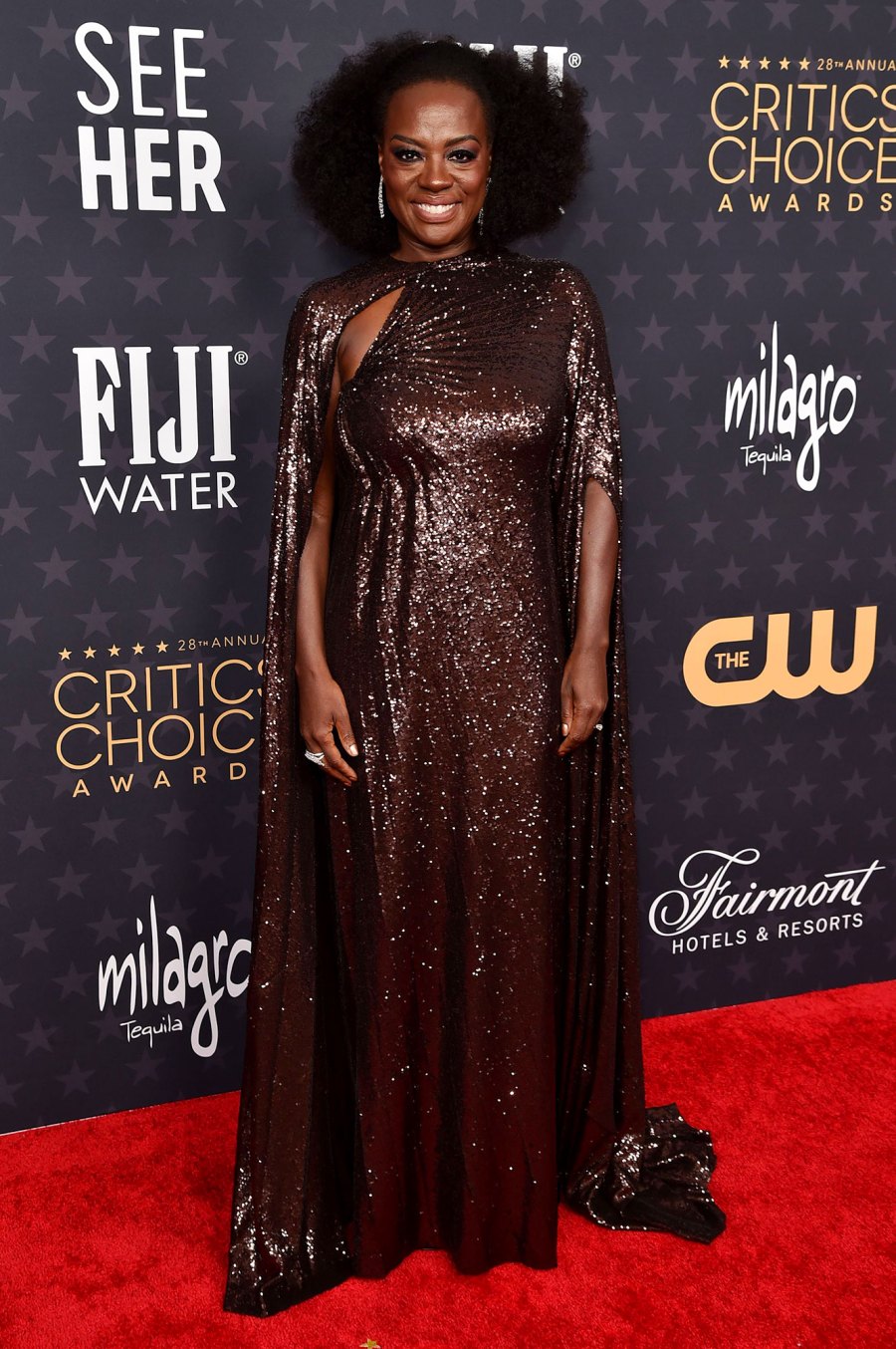 Viola Davis Red Carpet Critics' Choice Awards 2023