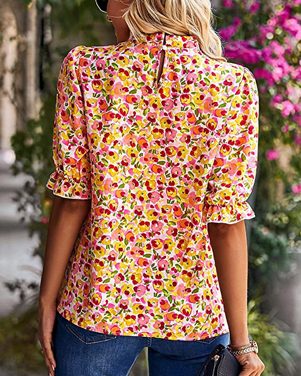 amazon-btfbm-floral-top-keyhole