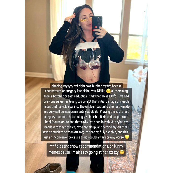 Bristol Palin Reveals 9th Breast Reconstruction Surgery After ‘Botched’ Reduction at 19: ‘Praying This Is the Last’