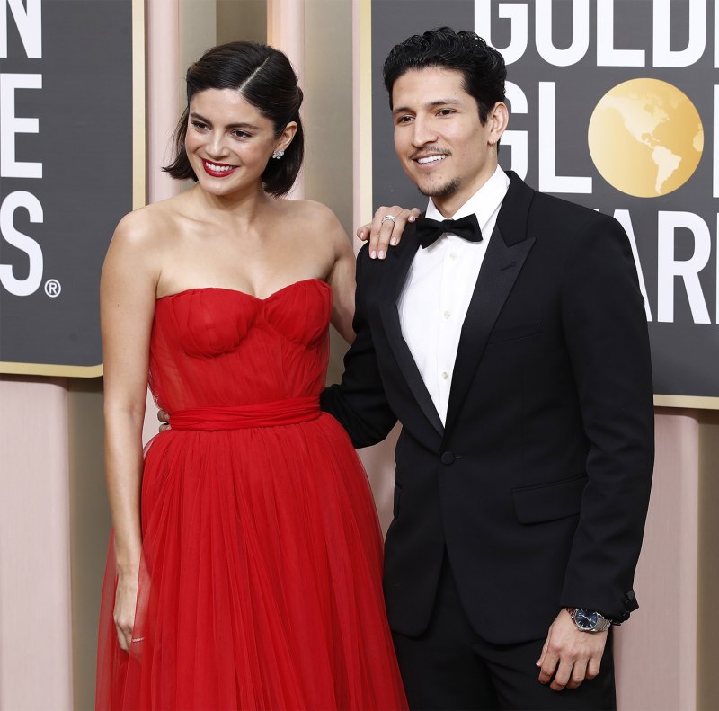 Danny Ramirez and Monica Barbaro Golden Globes 2023