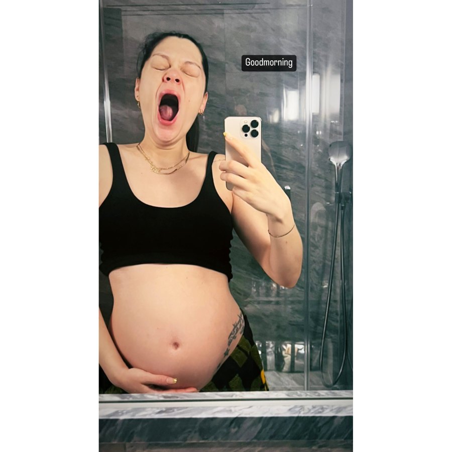 Morning Bump! See Jessie J’s Pregnancy Progress Before Welcoming 1st Child