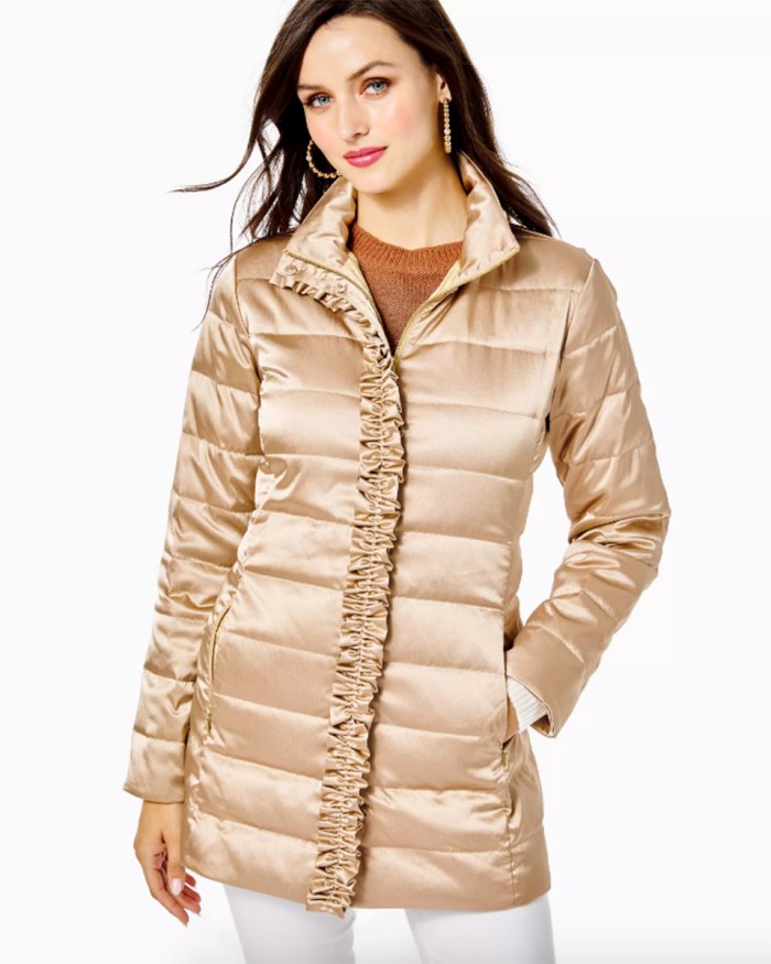 lilly-pulitzer-sunshine-sale-gold-puffer-jacket