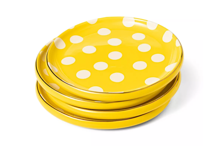 polka dot plates