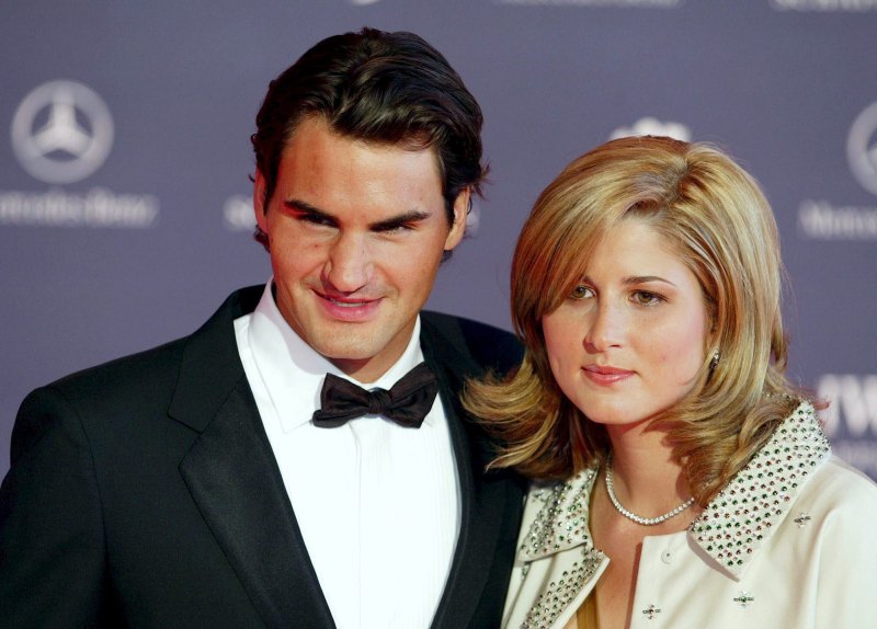 Roger Federer and Mirka Jan 2002