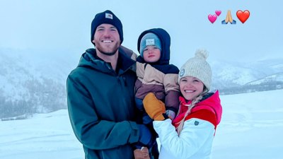 Snow Bunnies! Pregnant Witney Carson Hits the Slopes With Husband Carson, Son