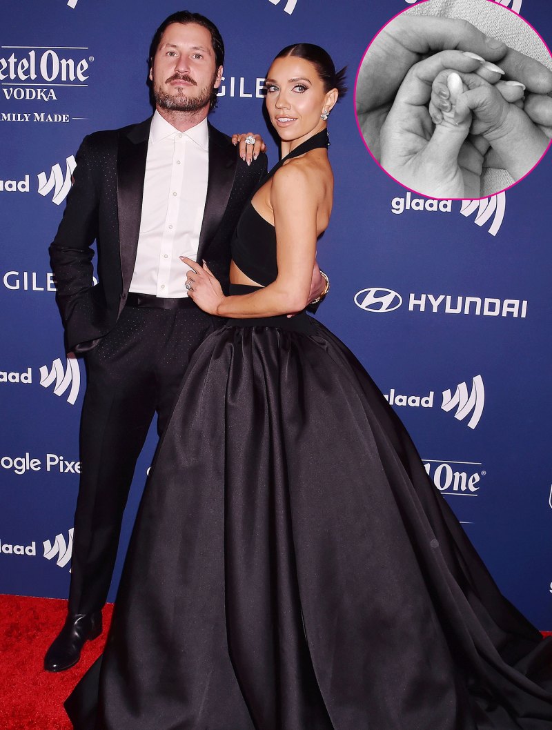 'Yıldızlarla Dans Etmek' Oyuncularından Jenna Johnson ve Val Chmerkovskiy'nin İlk Çocuklarını Karşılamalarına Tepki - 035