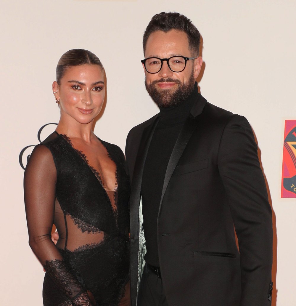 ‘Dancing With the Stars’ Pro Daniella Karagach’s Baby Bump Before Welcoming 1st Child: See Her Pregnancy Photos black gown