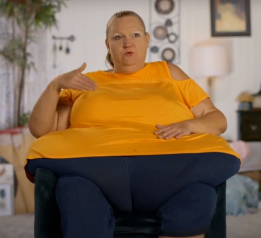 1000-Lb Friends’ Vanessa Cross Gained ‘Happiness’ Out of ‘Misery’ Following Bariatric Weight Loss Surgery yellow shirt
