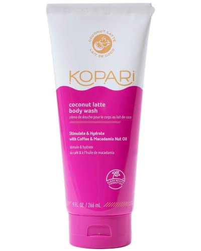 Kopari Hydrating Coconut Latte Body Wash - Non-Toxic, Paraben Free, Gluten Free & Cruelty Free - Made with Organic Coconut Oil - 9 oz
