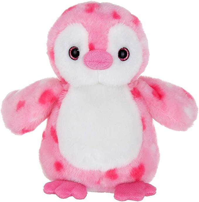 pink heart penguin