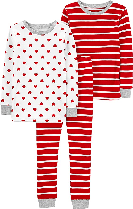 heart pajama set