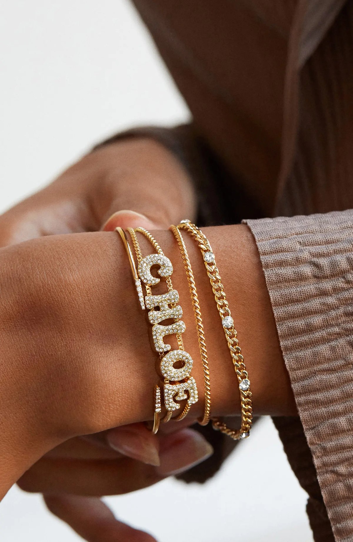 personalized charm bracelet