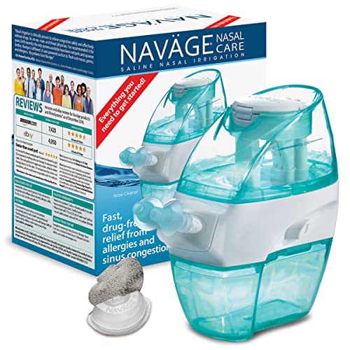 Navage Nasal Care Starter Bundle : Navage Nose Cleaner, 20 SaltPods, plus 10 SaltPods en prime