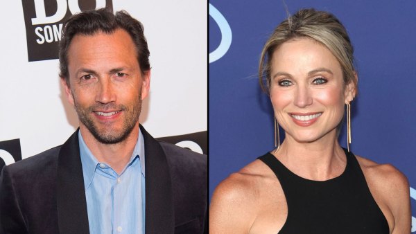 Andrew Shue's Sons Celebrate His 56th Birthday With Sweet Photos After Amy Robach's Affair Scandal With T.J. Holmes blue shirt