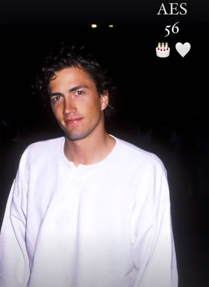 Andrew Shue's Sons Celebrate His 56th Birthday With Sweet Photos After Amy Robach's Affair Scandal With T.J. Holmes white sweatshirt