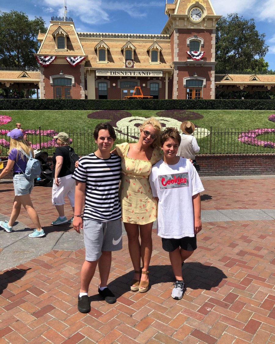 August 2019 Britney Spears Family Album With Sons Preston and Jayden Over the Years