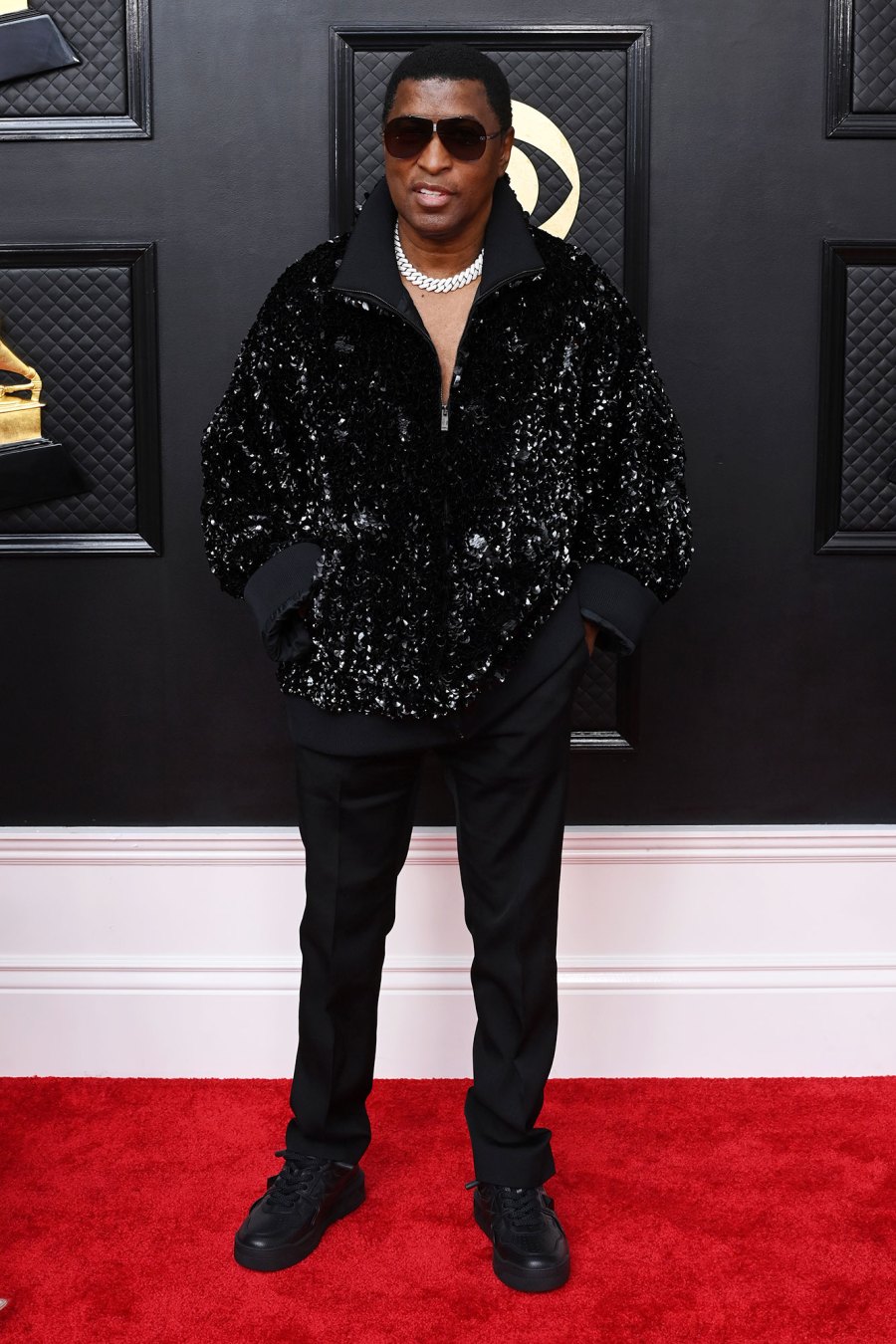 Babyface Red Carpet Arrive Arrival Grammys 2023