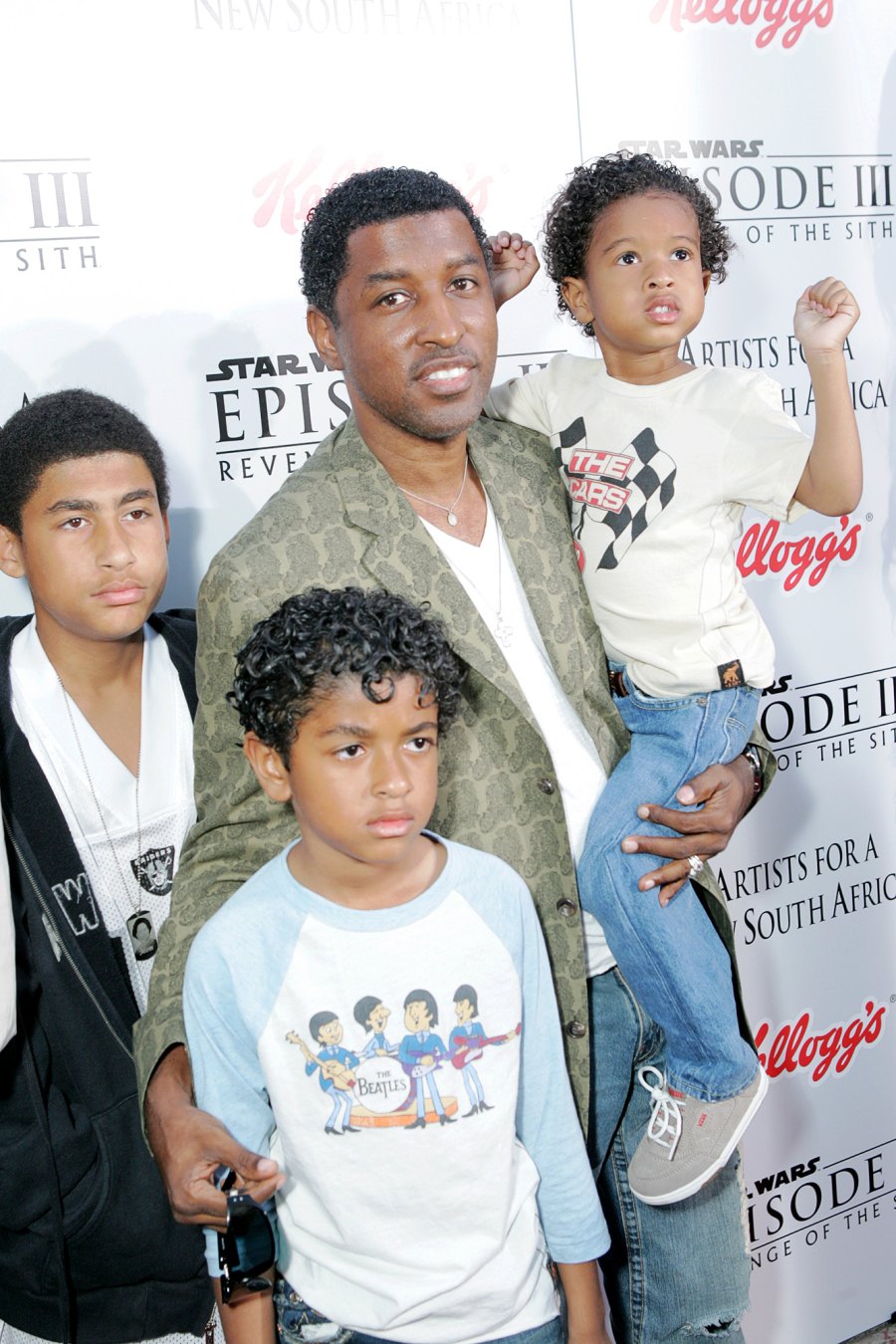 Babyface's Family Guide- Meet His Kids and Their Mothers -518 LA Premiere of 'Star Wars: Episode III'