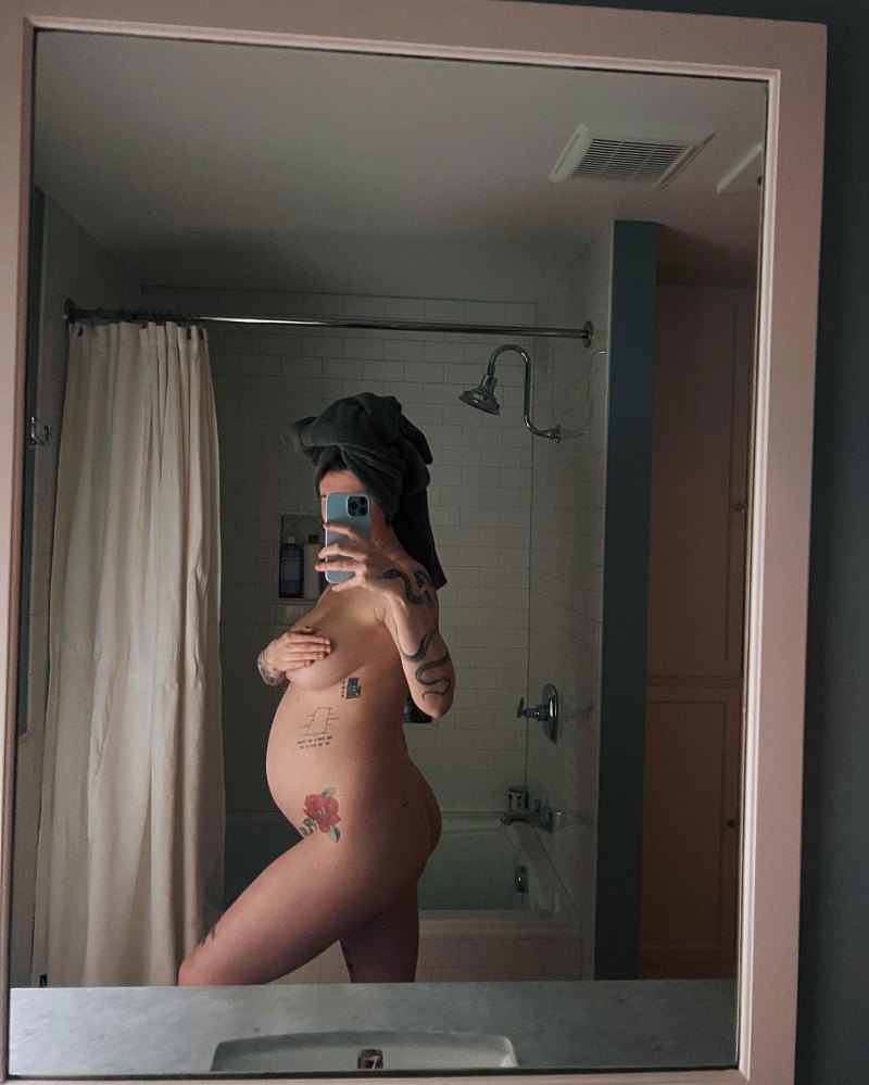 Bare Bumps Ireland Baldwin Stars Posed Nude Amid Pregnancy