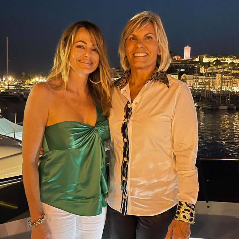 Below Deck Mediterranean's Captain Sandy Yawn and Leah Shafer's Relationship green blouse