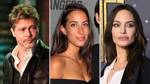 Brad Pitt Sees ‘Long-Term Potential’ in His Romance With Ines de Ramon After Angelina Jolie Split: 'He Really Enjoys Being With Her' white shirt