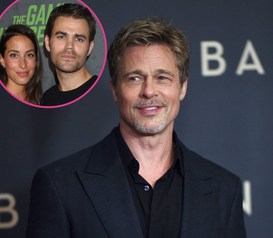 Brad Pitt ‘Has Been Really Supportive’ of Girlfriend Ines de Ramon During Her Divorce From Paul Wesley black blazer