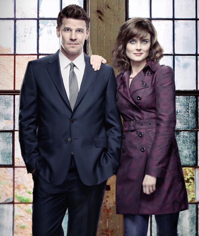Brennan and Booth Bones David Boreanaz and Emily Deschanel TV Couples Who Took a Very Long Time to Get Together
