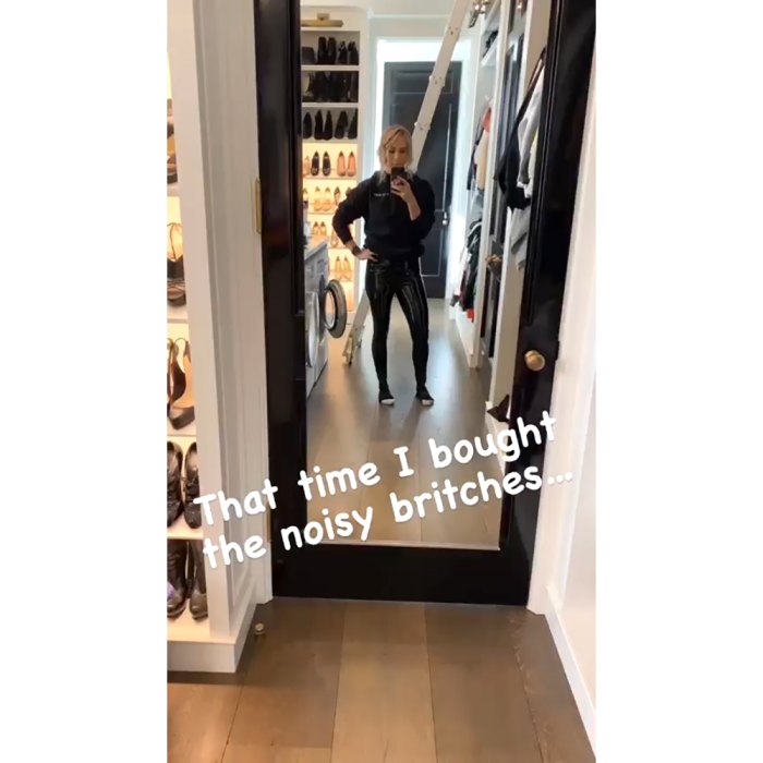 Carrie Underwood Latex Pants Instagram