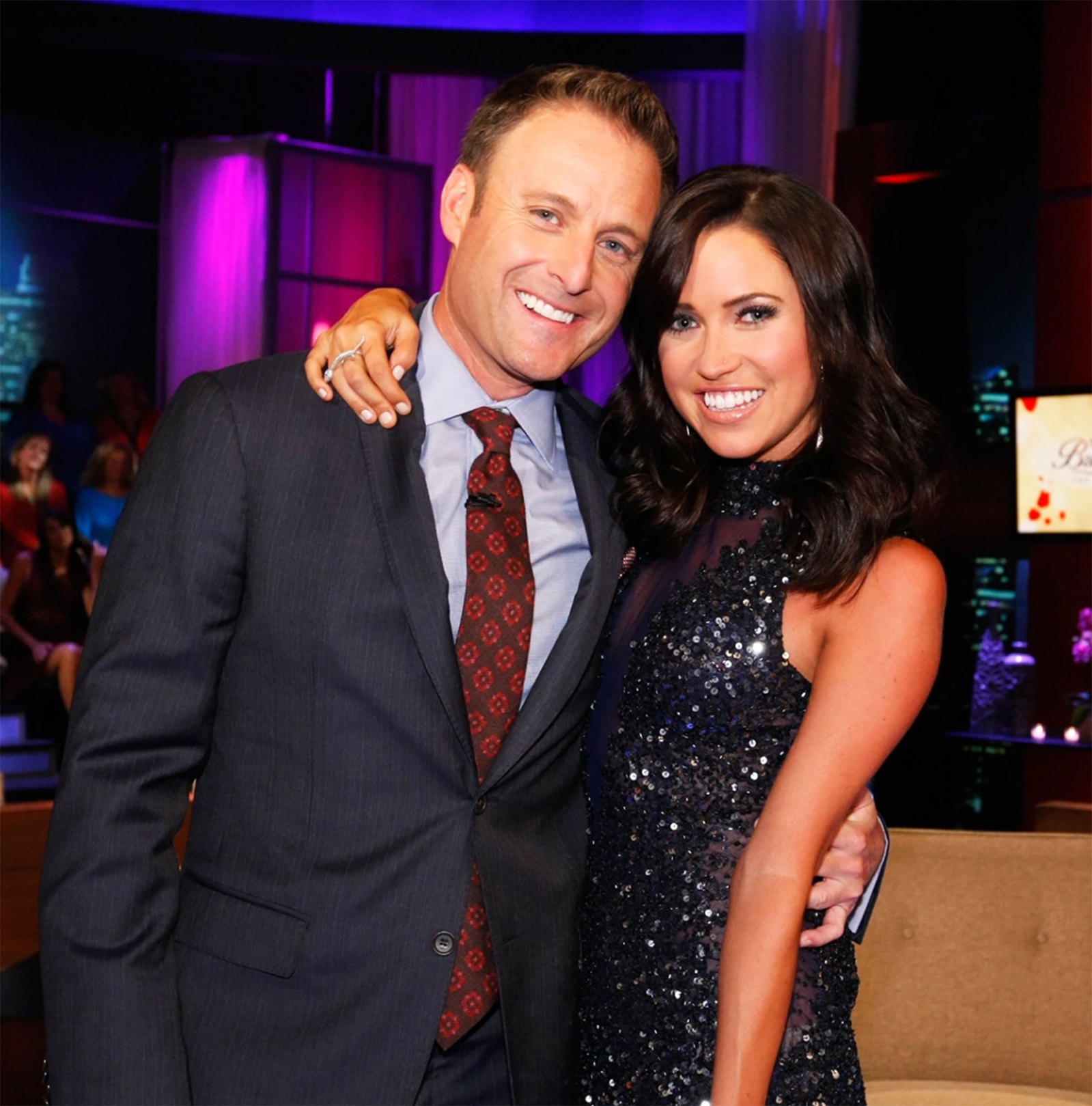 Chris Harrison and Kaitlyn Bristowe’s Ups and Downs blue dress