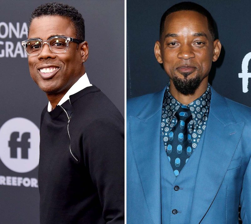 Chris Rock Jokes About Will Smith Slap 1 Year After Their Oscars Altercation