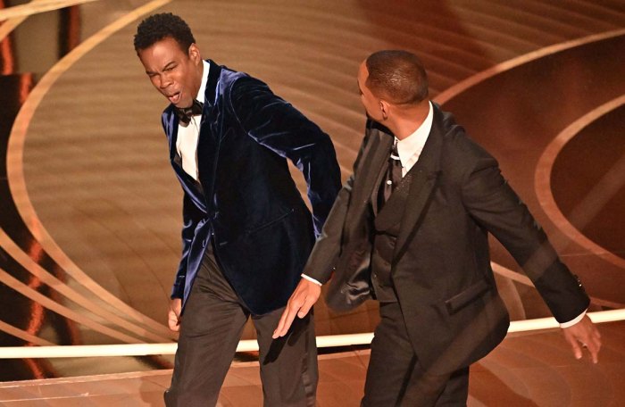 Chris Rock Jokes About Will Smith Slap 1 Year After Their Oscars Altercation